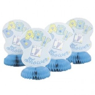 Baby Shower Boy Table Centrepiece x4